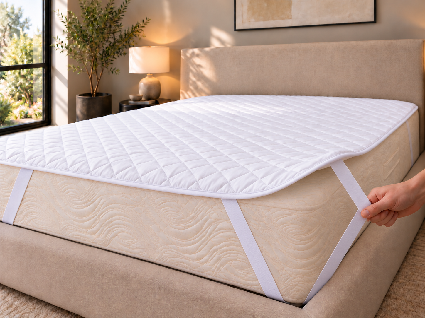 Mattress Protector — Quilted Comfort & Waterproof Protection