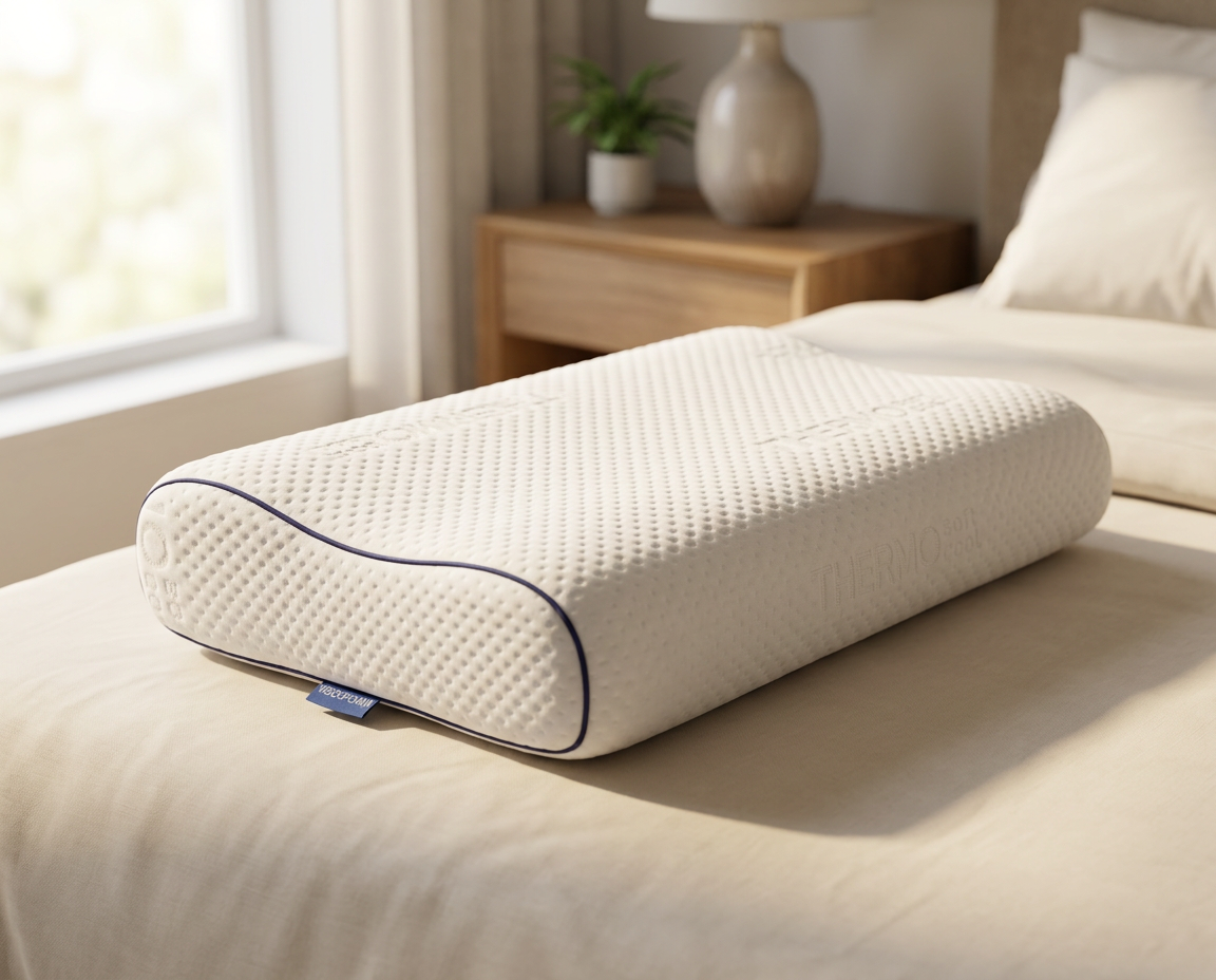 High Massage Memory Foam Pillow