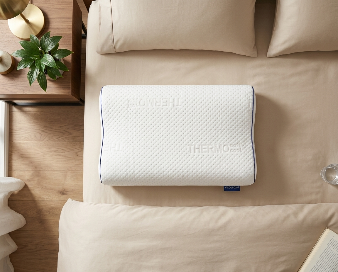 High Massage Memory Foam Pillow